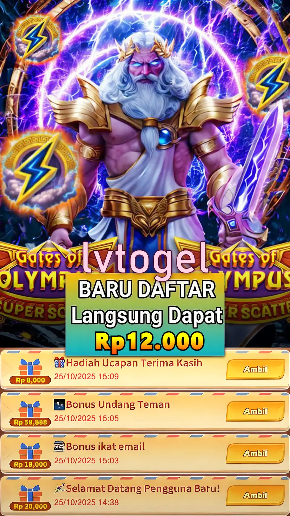 lvtogel Tangkapan Layar Resmi APK